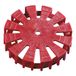 KnorrPrandell 8529000 universele legvorm, 10 cm diameter, rood