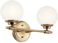 Kichler Benno applique murale 2x E27 3W Champagne Bronze