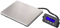 VOLTCRAFT VC-12870875 Platformweegschaal Weegbereik (max.) 200 kg Resolutie 50 g werkt op batterijen, werkt op het lichtnet RVS