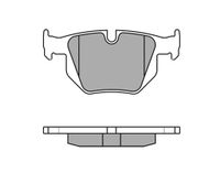 MEYLE Bremsbelagsatz, Scheibenbremse 0252355017/PD Hinterachse | Compatibel met: BMW 3, 3 Cabriolet, 3 Coupe, 3 Touring, X1