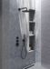 Hotbath Gal Inbouw Regendoucheset Geborsteld Gunmetal PVD