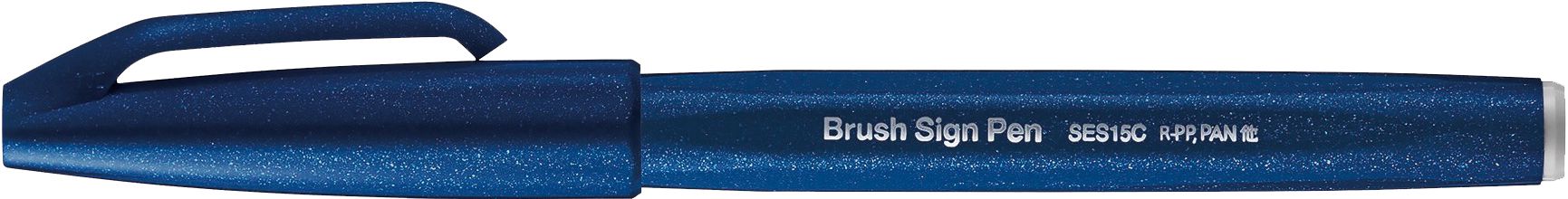 Pentel Sign SES15C brushpen donkerblauw