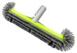 Brosse de piscine - Avec embouts ronds - Extra large - 44 cm - Poils en nylon