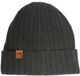Stone Valley Dames Muts van 100% Wol in Bruin met Kabel Patroon