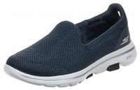Skechers Go Walk 5 Dames Instappers - Navy/White - Maat 37