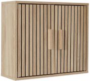 CaliCosy Wandkast met 2 deuren en gegroefde fronten L60 cm - KLAUS