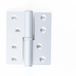 Argenta Viswood Paumelle Aluminium Anodisé Naturel À Bouts Carrés Main Droite 100 X 85 Mm - Argenta