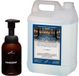 Claudius Cosmetics B.V. Zeepdispenser 300 ml amber bruin hervulbaar + 5 liter Handzeep Hammam Herbal navulling
