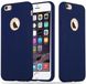 Cadorabo Case for Apple iPhone 6 PLUS / 6S PLUS in Candy Dark Blue - Protective Case made of flexible TPU Silicone