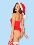 Obsessive Kissmas Sexy Body - Rood - S/M