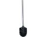 Gerimport Wc/toiletborstel - Zwart/Zilver - 34.5 cm - RVS