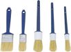 Van Berkel Trading B.V. Pinceaux - 5 pièces - pour peinture eau-acrylique - 10-14-18 mm - Peinture - plat et rond