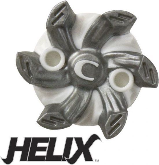 CHAMP Helix Cleat - Golfschoen Spikes - PINS - Zwart/Grijs - 20 stuks