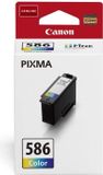CANON CL-586 inktpatroon, 3 kleuren (cyaan, magenta, geel), standaard, verpakking van 1, voor inkjetprinters