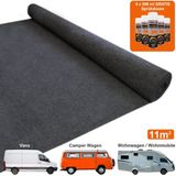 MonsterShop Van Tapijt Bekleding / Antraciet Donkergrijs & 5 Lijm Blikken