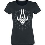 League Of Legends Coven Owl Icon Gaming T-shirt voor Vrouwen - Zwart