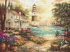 LETI STITCH powered by LUCA-S Borduurpakket COTTAGE BY THE SEA - LETISTITCH 962