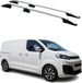 Omac Dachgepäckträger, Querstange, für Citroen Jumpy, Baujahr 2016-2024, Modell L1, aus Aluminium, Farbe Grau