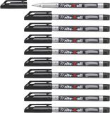 STABILO - Permanent marker - Write-4-all Fine (F) - 10 Stuks - Zwart