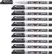 STABILO - Permanent marker - Write-4-all Fine (F) - 10 Stuks - Zwart