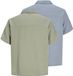 JACK&JONES ORIGINALS - JORNANTUCKET DOUBL CLOTH SHIRT SS 2PK MP Heren Overhemd