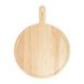 Sitram Ronde snijplank van hout, rond serveerdienblad, voedselpresentatieplank van FSC-gecertificeerd rubberhout, ronde vorm, diameter 36 cm, hoogte 1,5 cm