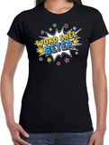 Bellatio Decorations Beterschap Word Snel Beter Cadeau Shirt Zwart Voor Dames - Beterschap Kado T-shirt XS