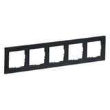 Legrand 765485 SEANO+ 5-voudig frame, halogeenvrij thermoplast, antraciet