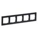 Legrand 765485 SEANO+ 5-voudig frame, halogeenvrij thermoplast, antraciet