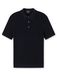 OLYMP Casual Regular Fit trui à manches courtes bleu marine, Uni