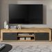 Xonox Tv-meubel Jam - 160x40x37cm - 2 Deuren - Wotan Eik/antraciet