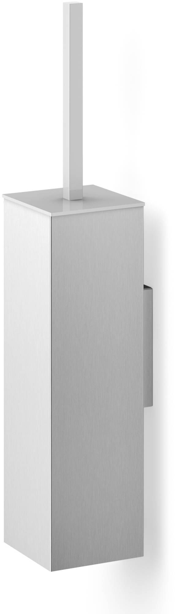 ZACK Carvo Toiletborstelset voor wandbevestiging RVS - Grijs