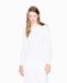 A|X Armani Exchange Pull slim avec jacquard monogrammé blanc pour femme