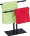 Relaxdays Handdoekenrek Staand - Zwart - 31 x 28,5 x 12 cm