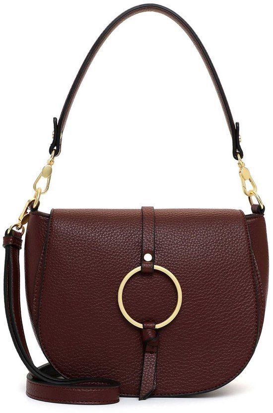 Tamaris Schoudertas Maischa Crossover Bag Wine donkerrood