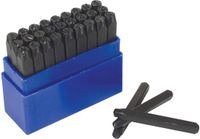 Brüder Mannesmann M 245-06 9-delig Slagcijferset Lettergrootte: 6 mm