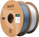 Filament PLA sans marque 1.75mm ePLA haute vitesse - précision dimensionnelle 0.03mm - bobine 1KG - 2 bobines - impression 3D - Gris+Blanc Froid