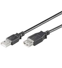 Goobay USB Ext AA 500 HiSpeed - 5m - Zwart