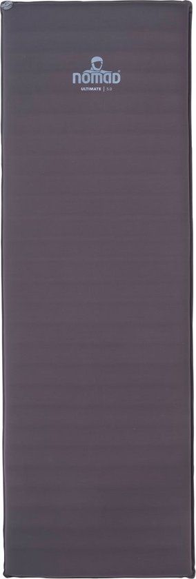 NOMAD Ultimate 5.0 Slaapmat - Grijs - 1 Persoons - Zelfopblazend