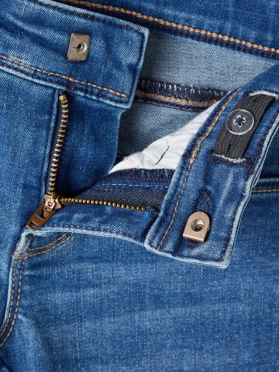 NAME IT NKFPOLLY SKINNY BOOT JEANS - Dark Blue Denim - Girls - Size 128
