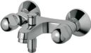 Ideal Standard Alpha Wannenarmatur mit Umsteller mit Anschlüssen 15,3cm Sprung Chrom
