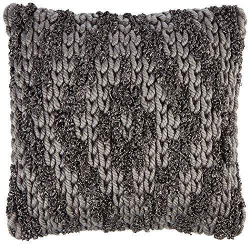 Heckett & Lane Darla Cushion Cover - Dark Gull Grey - 45x45 cm