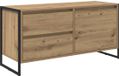 vidaXL TV-meubel 100 x 36 x 49,5 cm Artisanaal eiken Bewerkt hout
