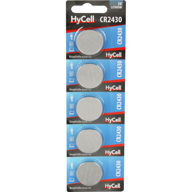 HyCell CR2430 lithiumknoopcellen batterij 5 stuks