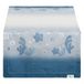 THUN - Vlekafstotende tafelloper - Zee om lief te hebben - 100% polyester - 45 x 150 cm