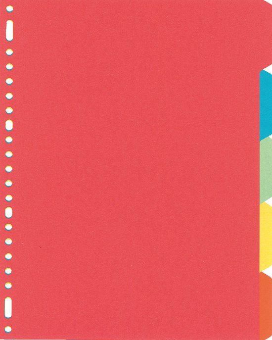 Kangaro PE405M Tabbladen - 5-delig Assorti Karton - 50 stuks