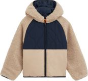 WE Fashion Jongens teddy jas met capuchon