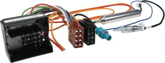 ACV Radio Aansluitkabel Div.mod. Peugeot-Citroën-Fiat-Lancia-Alfa Romeo-Toyota ISO Norm+DIN Ant. Stekker