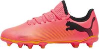 Puma Future Play FG/AG Fußballschuh Junior Rosa-Gelb-Schwarz