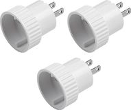 Meister Reisadapter type A - 3 stuks - wit